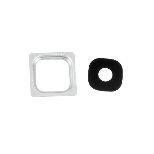 Kamera Linse für Samsung Galaxy S5 Mini Ring Cover Lens Silber