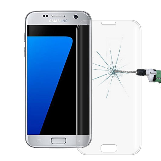 Schutzglas Folie Full Cover Curved Tempered Glass Film für Samsung Galaxy S7