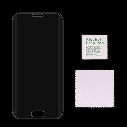 Schutzglas Folie Full Cover Curved Tempered Glass Film für Samsung Galaxy S7