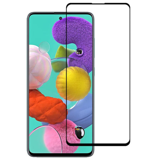 Schutzglas für SAMSUNG GALAXY A51 Full Cover Curved Tempered Glass Schutzfolie