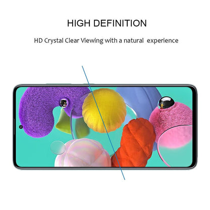 Schutzglas für SAMSUNG GALAXY A51 Full Cover Curved Tempered Glass Schutzfolie