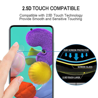 Schutzglas für SAMSUNG GALAXY A51 Full Cover Curved Tempered Glass Schutzfolie
