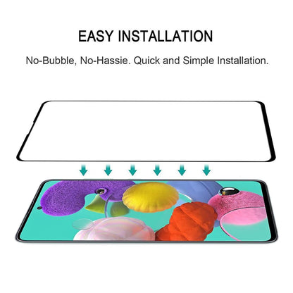Schutzglas für SAMSUNG GALAXY A51 Full Cover Curved Tempered Glass Schutzfolie