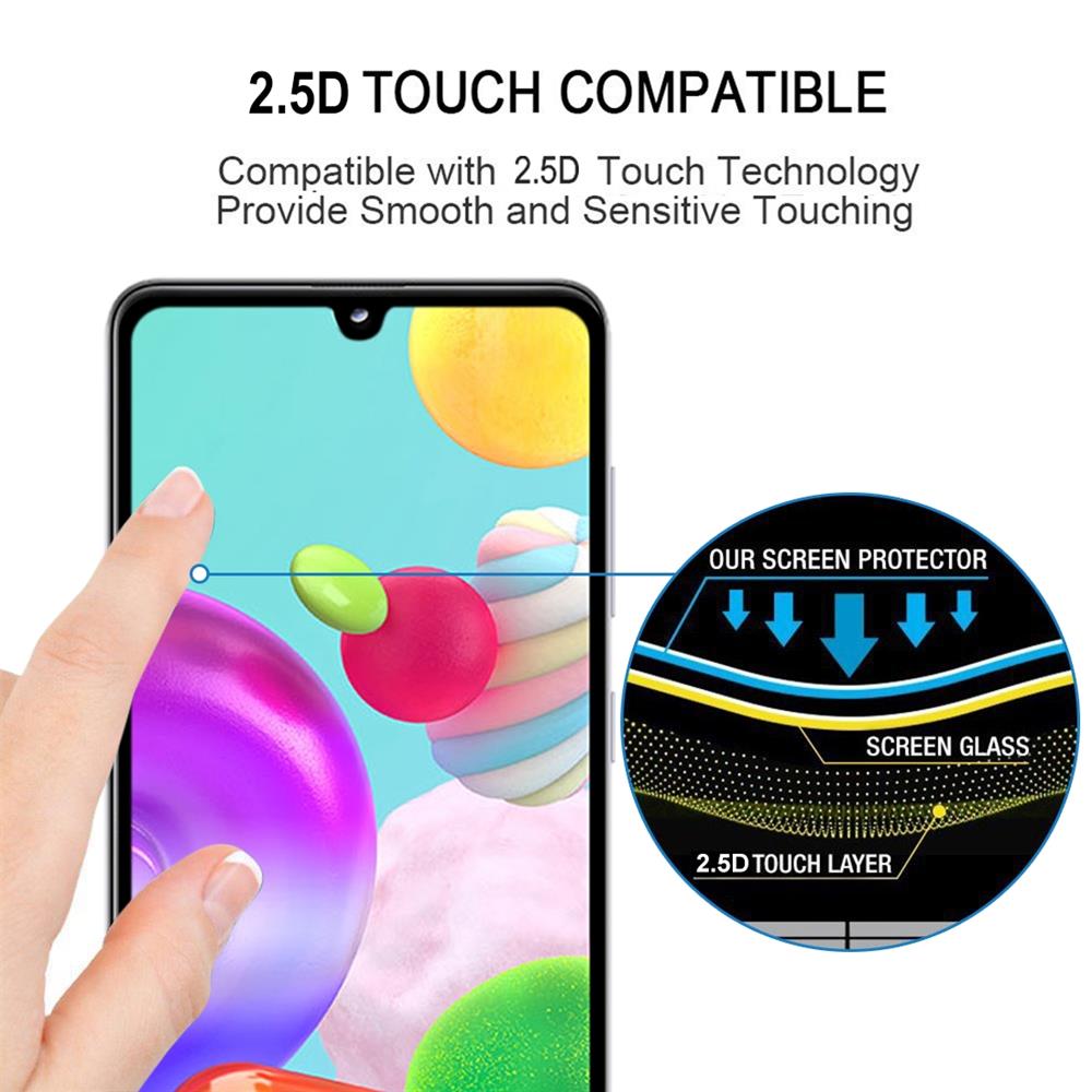 Schutzglas für SAMSUNG GALAXY A41 Full Cover Curved Tempered Glass Schutzfolie