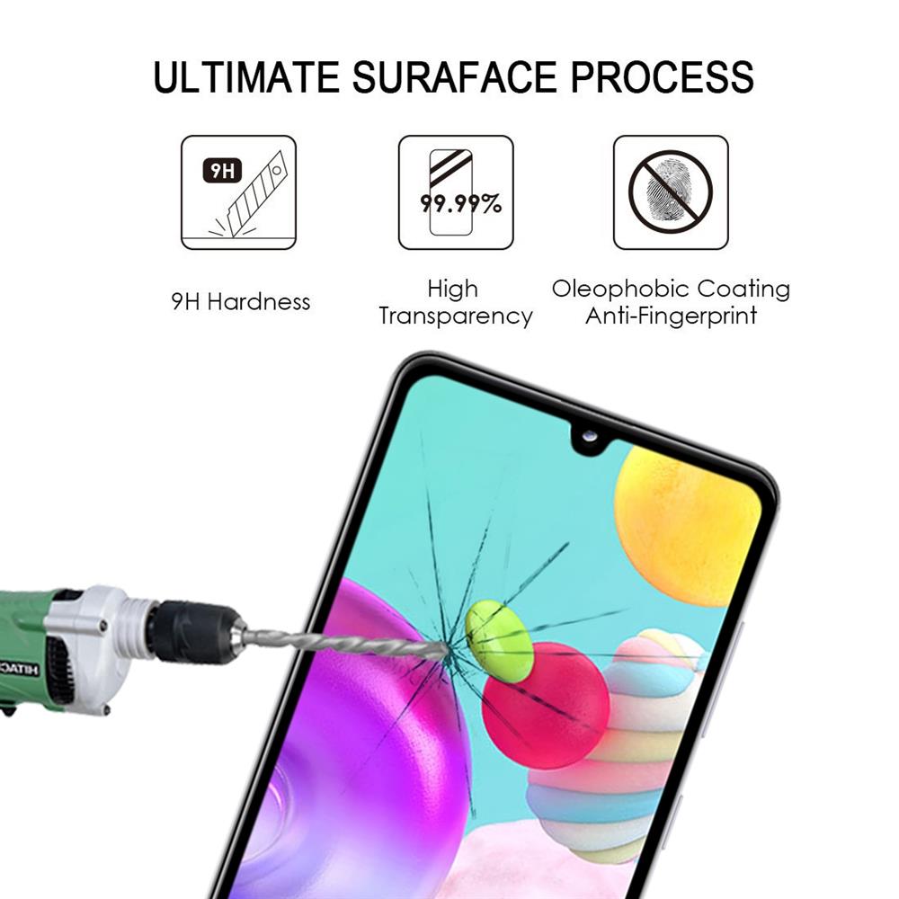 Schutzglas für SAMSUNG GALAXY A41 Full Cover Curved Tempered Glass Schutzfolie