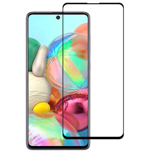 Schutzglas für SAMSUNG GALAXY A71 Full Cover Curved Tempered Glass Schutzfolie