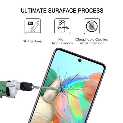 Schutzglas für SAMSUNG GALAXY A71 Full Cover Curved Tempered Glass Schutzfolie