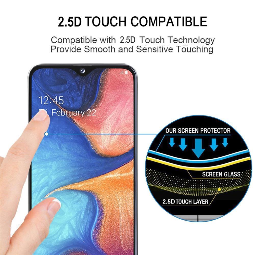 Schutzglas für SAMSUNG GALAXY A20e Full Cover Curved Tempered Glass Schutzfolie