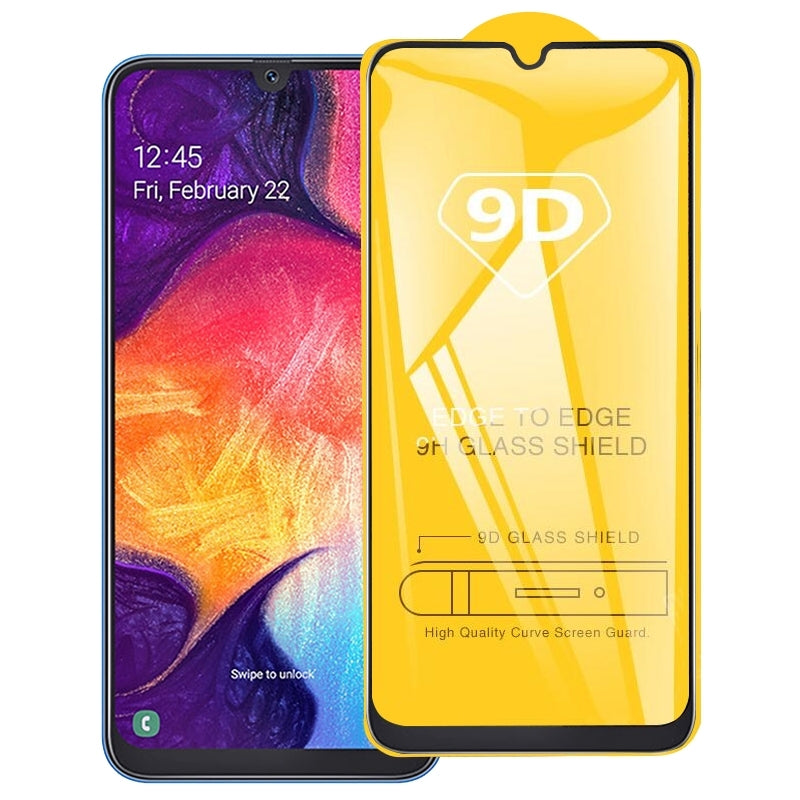 Schutzglas für SAMSUNG GALAXY A40 Full Cover Curved Tempered Glass Schutzfolie