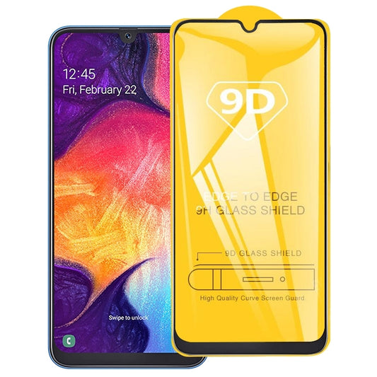 Schutzglas für SAMSUNG GALAXY A40 Full Cover Curved Tempered Glass Schutzfolie