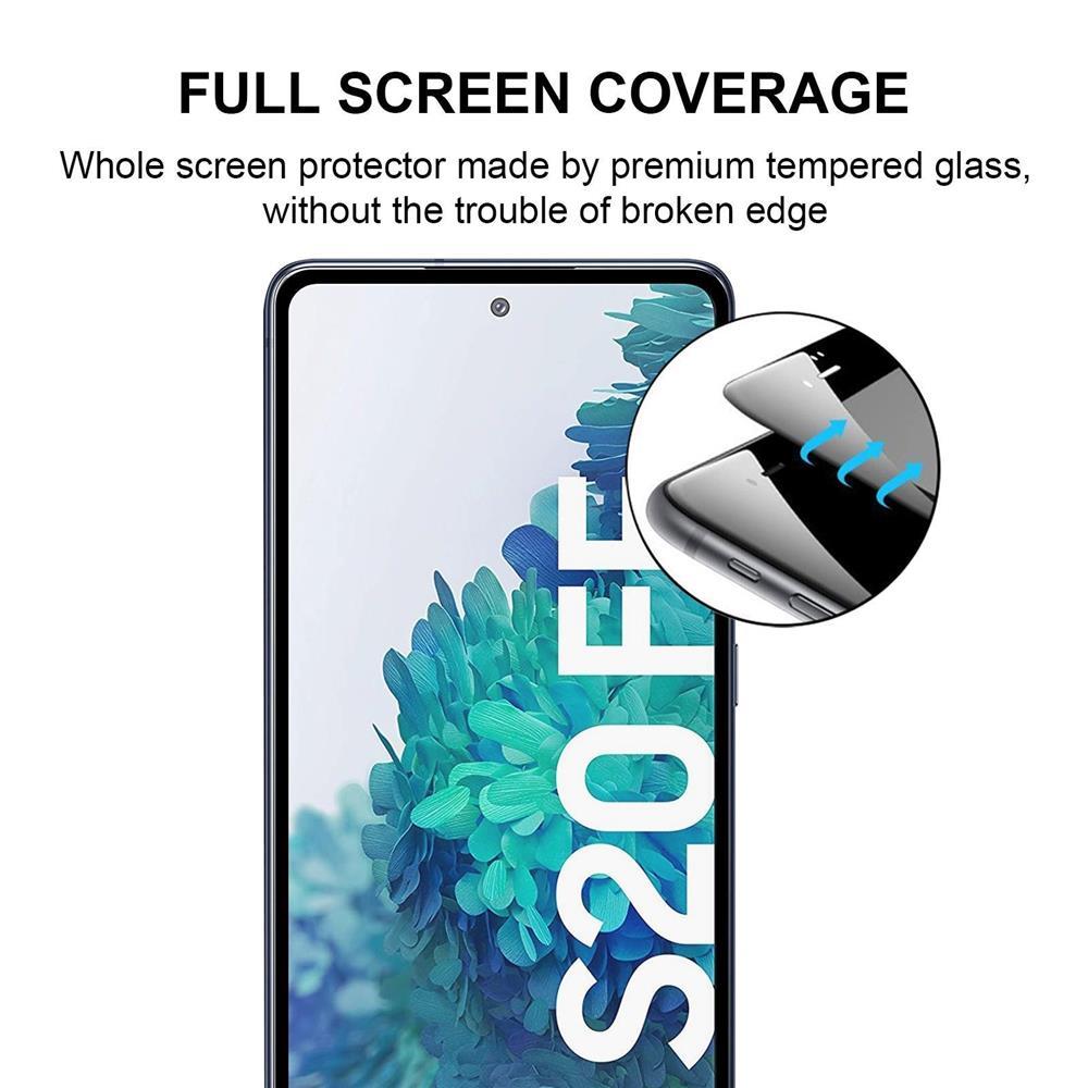 Schutzglas für SAMSUNG GALAXY S20 FE Full Cover Curved Tempered Glass Folie