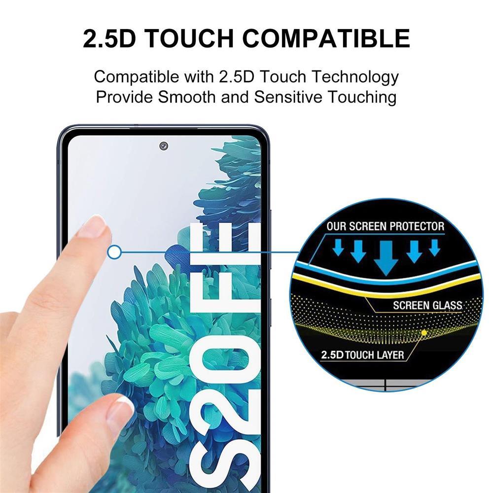 Schutzglas für SAMSUNG GALAXY S20 FE Full Cover Curved Tempered Glass Folie