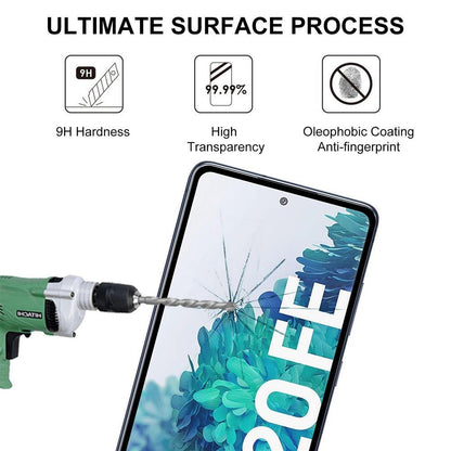 Schutzglas für SAMSUNG GALAXY S20 FE Full Cover Curved Tempered Glass Folie