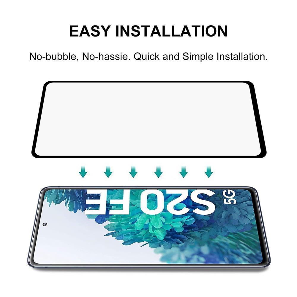 Schutzglas für SAMSUNG GALAXY S20 FE Full Cover Curved Tempered Glass Folie