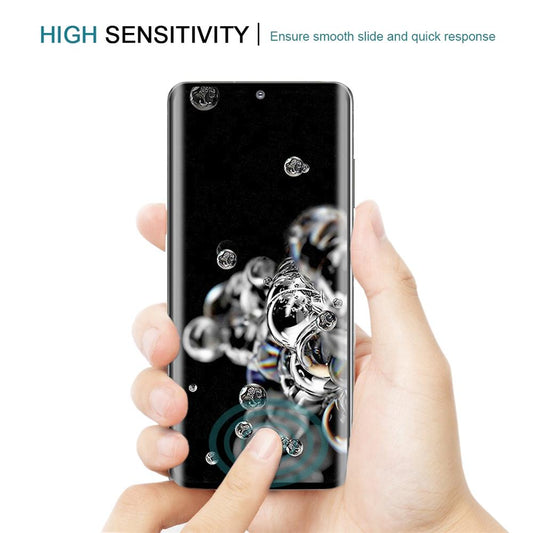 Schutzglas für SAMSUNG GALAXY S20 ULTRA Full Cover Curved Tempered Glass Folie