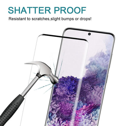 Schutzglas für SAMSUNG GALAXY S20 PLUS Full Cover Curved Tempered Glass Folie