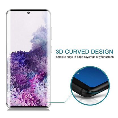 Schutzglas für SAMSUNG GALAXY S20 PLUS Full Cover Curved Tempered Glass Folie