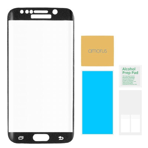 Samsung Galaxy S6 Edge G925 AMORUS Schutzglas Full Coverage Protector 9H