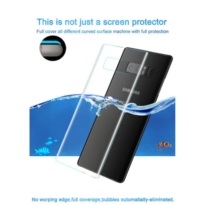 2x Samsung Galaxy Note 8 IMAK Schutzfolie Rückseite 3D Full Curved Doppelpack