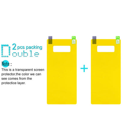 2x Samsung Galaxy Note 8 IMAK Schutzfolie Rückseite 3D Full Curved Doppelpack