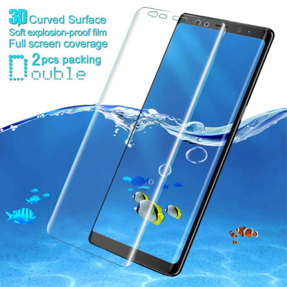 2x Samsung Galaxy Note 8 IMAK Schutzfolie 3D Full Curved Cover Film Doppelpack