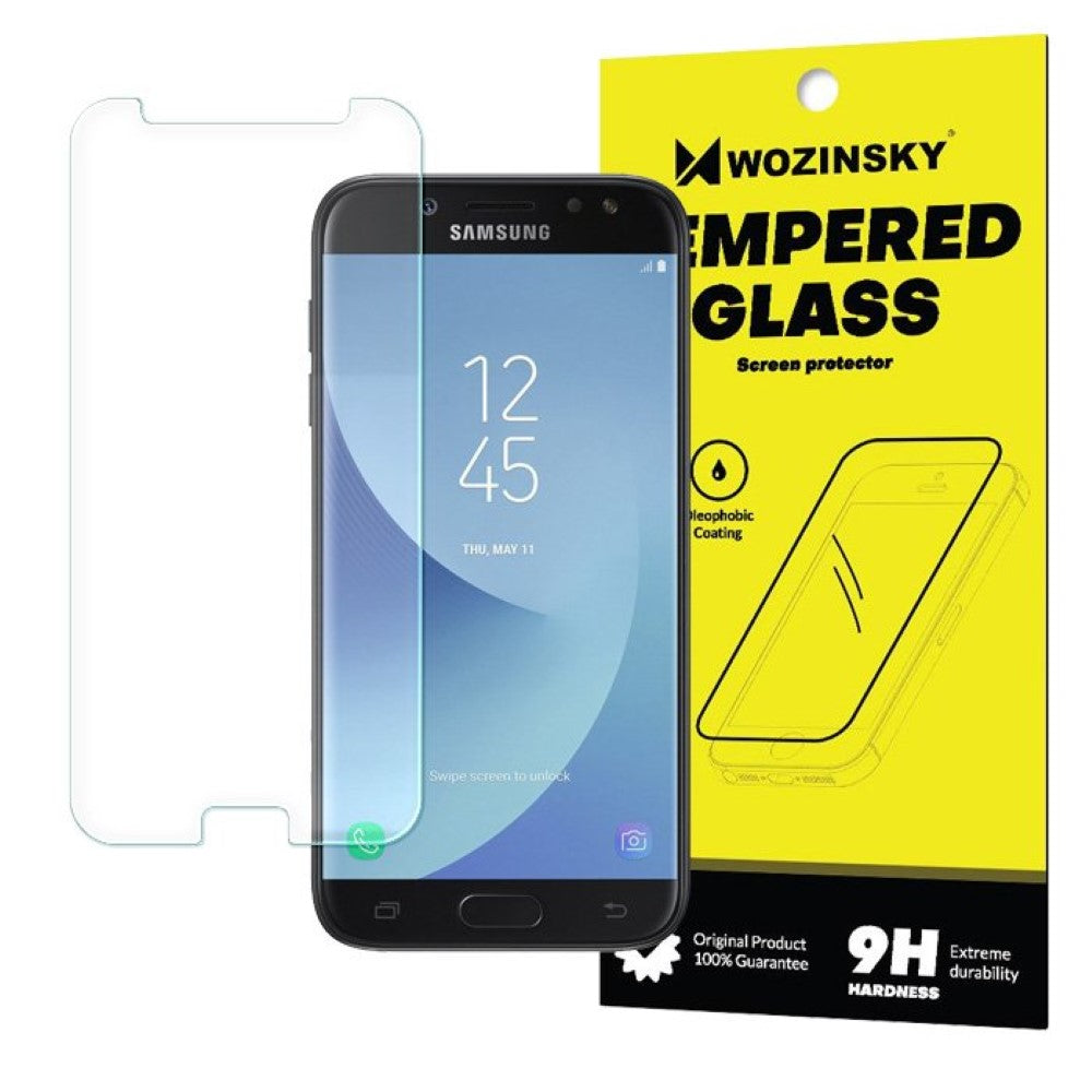 WOZINSKY Schutzglas Folie Tempered Glass Protector für Samsung Galaxy J5 2017