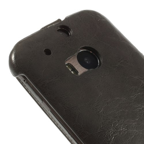 Flip Case für HTC One M8 Crazy Horse