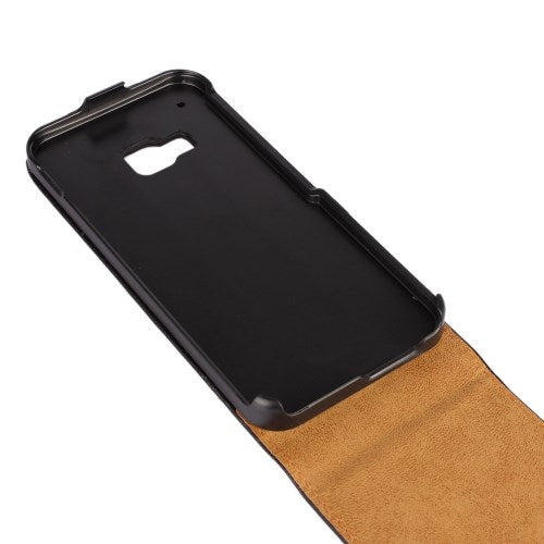 Flip Case für HTC One M9 Echt Leder Vertikal