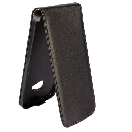 Flip Case für HTC One M9 Echt Leder Vertikal