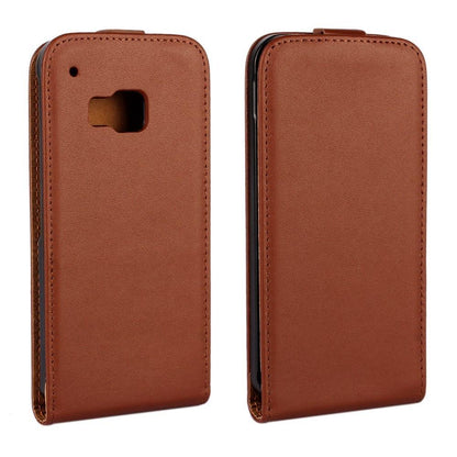 Flip Case für HTC One M9 Echt Leder Vertikal