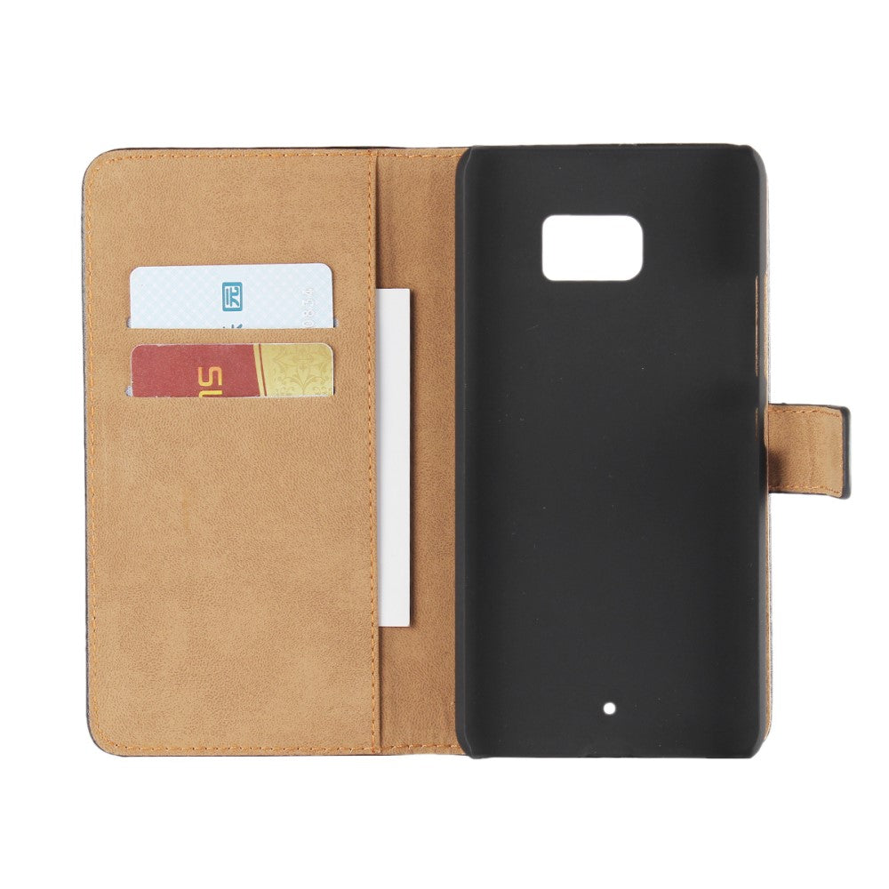 Wallet Case für HTC U ULTRA Genuine Split Echt Leder