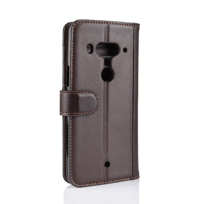 Wallet Case für HTC U12+ Echt Leder Innenfach