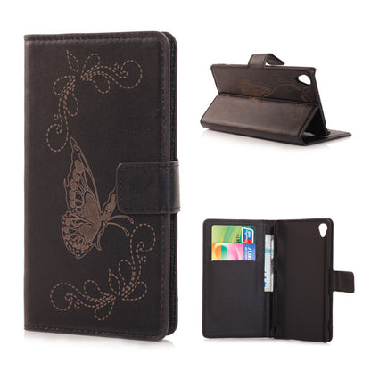 Wallet Case für Sony Xperia Z3 Butterfly Pattern