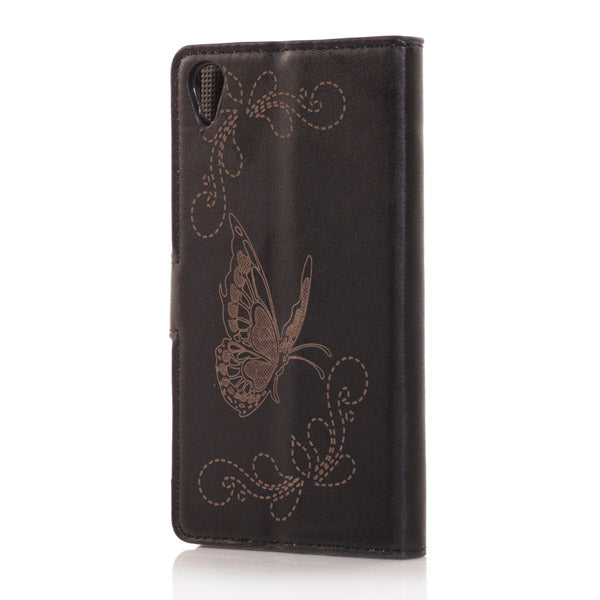 Wallet Case für Sony Xperia Z3 Butterfly Pattern