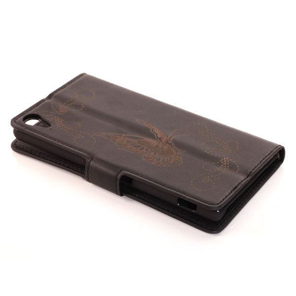 Wallet Case für Sony Xperia Z3 Butterfly Pattern
