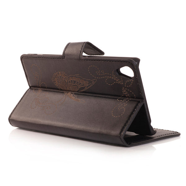 Wallet Case für Sony Xperia Z3 Butterfly Pattern
