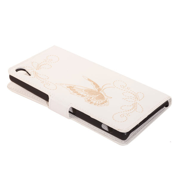 Wallet Case für Sony Xperia Z3 Butterfly Pattern