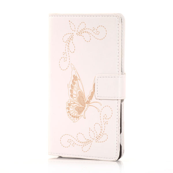 Wallet Case für Sony Xperia Z3 Butterfly Pattern