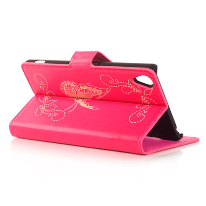 Wallet Case für Sony Xperia Z3 Butterfly Pattern