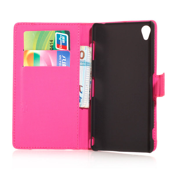 Wallet Case für Sony Xperia Z3 Butterfly Pattern