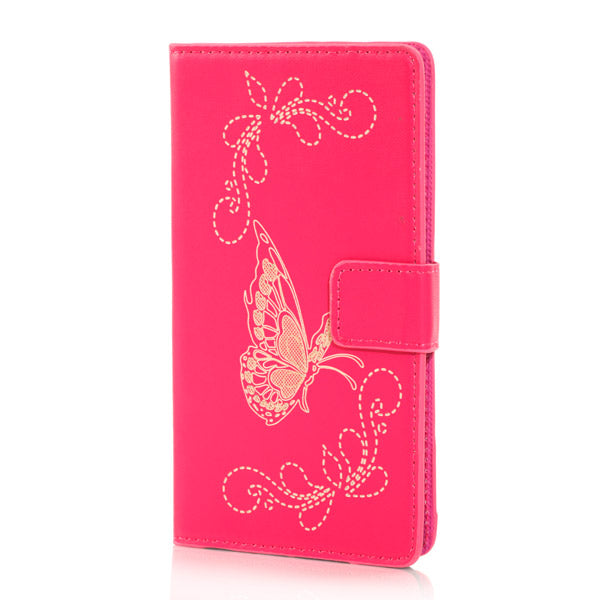 Wallet Case für Sony Xperia Z3 Butterfly Pattern
