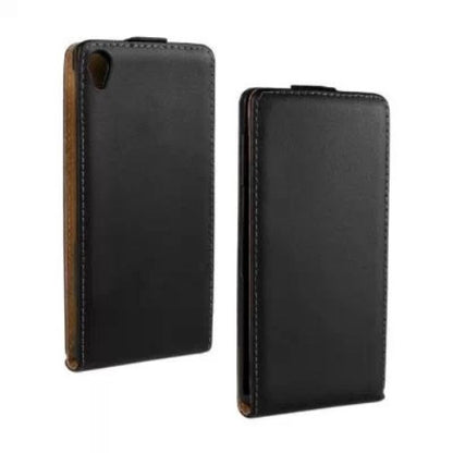 Flip Case für Sony Xperia Z3 Echt Leder Vertikal