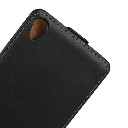 Flip Case für Sony Xperia Z3 Echt Leder Vertikal