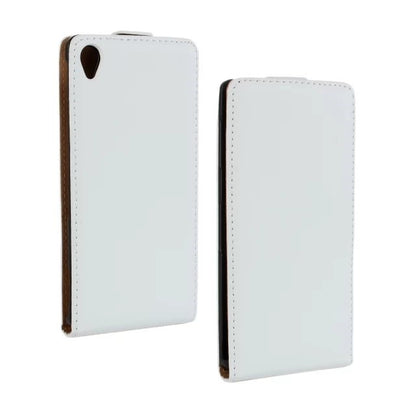 Flip Case für Sony Xperia Z3 Echt Leder Vertikal