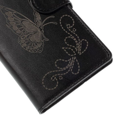 Wallet Case für Sony Xperia Z3+ PLUS Butterfly Pattern