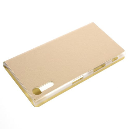 Wallet Case für Sony Xperia XZ XZs Window View Litchi Book Etui