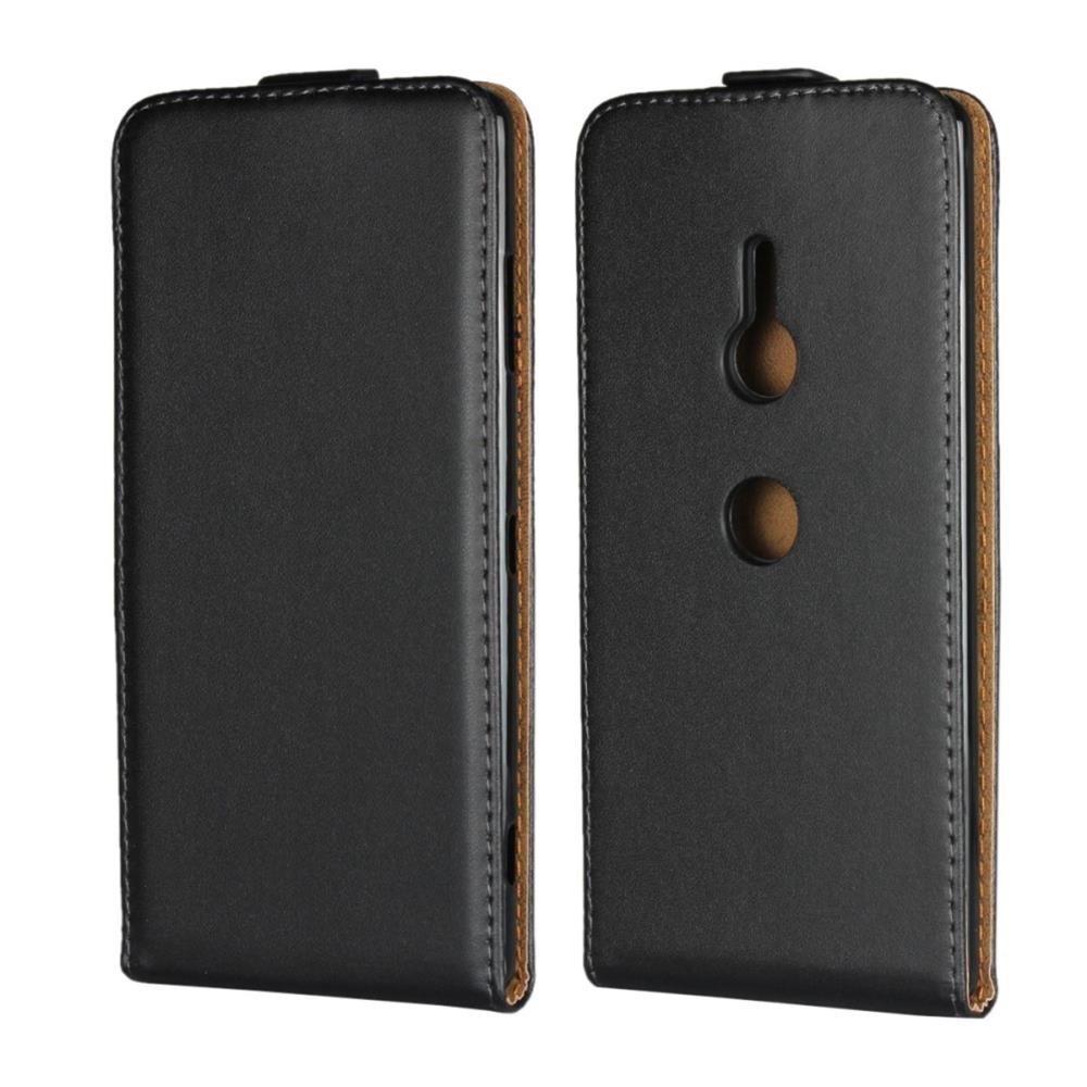 Flip Case für Sony Xperia XZ3 TPU Split Echt Leder