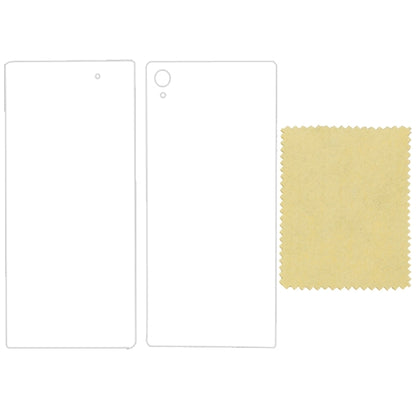 Sony Xperia Z1 L39h Schutzfolie Klar Front + Rückseite LCD Screen Protector Back