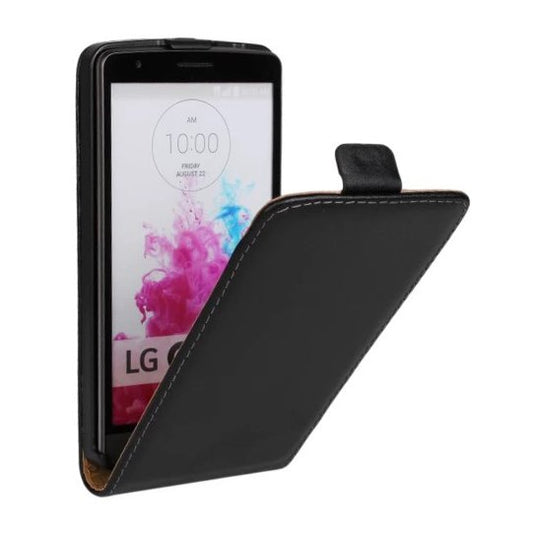 Flip Case für LG G3 S mini Echt Leder Vertikal