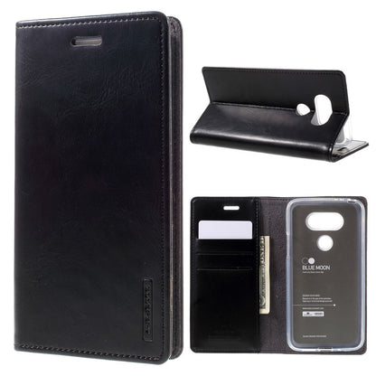 Wallet Case für LG G5 Mercury GOOSPERY Blue Moon Book Etui